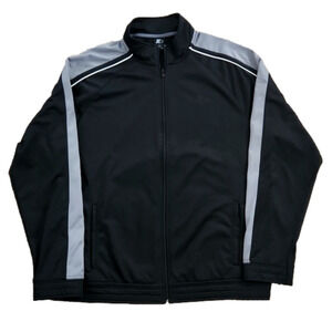 STARTER Black & Gray Athletic Jacket